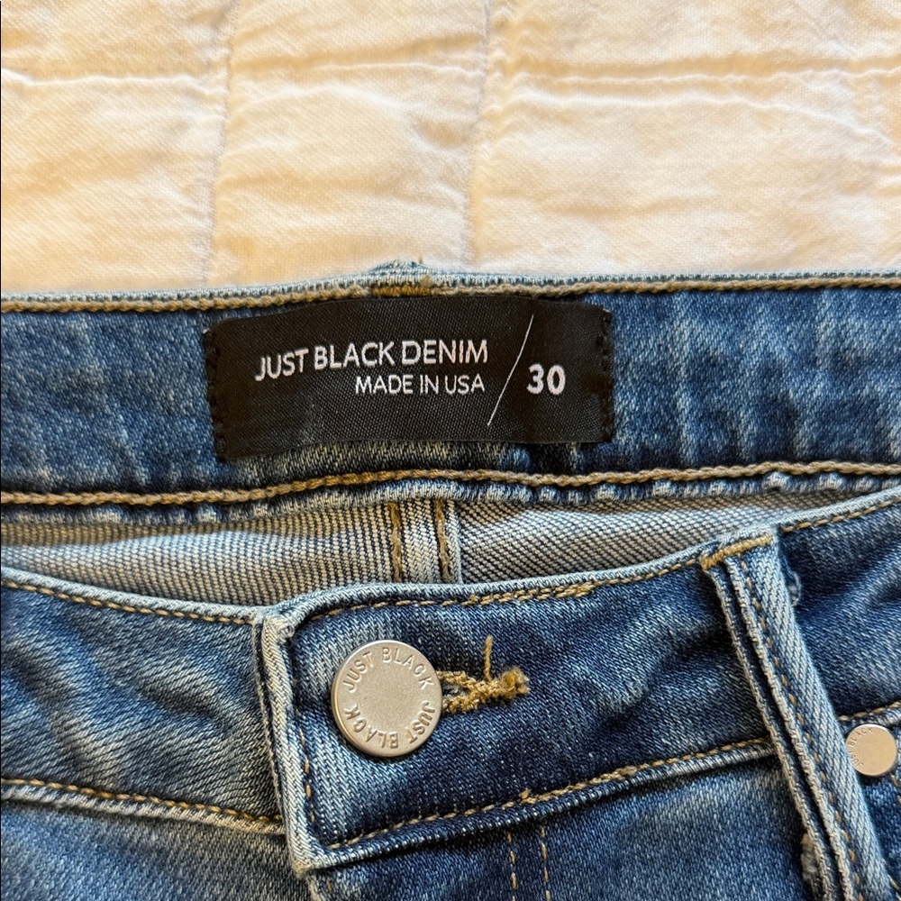 Just Black Medium Blue Denim Jeans - Picture 2 of 7